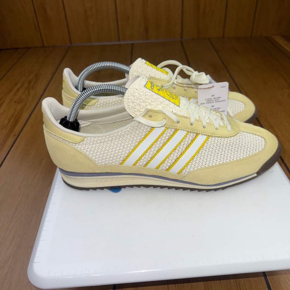 Adidas Originals SL 72 OG‎ W Almost Yellow White Sneakers JH7279 Womens 10 New